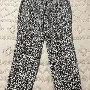 Adrianna Papell Black and White Trousers